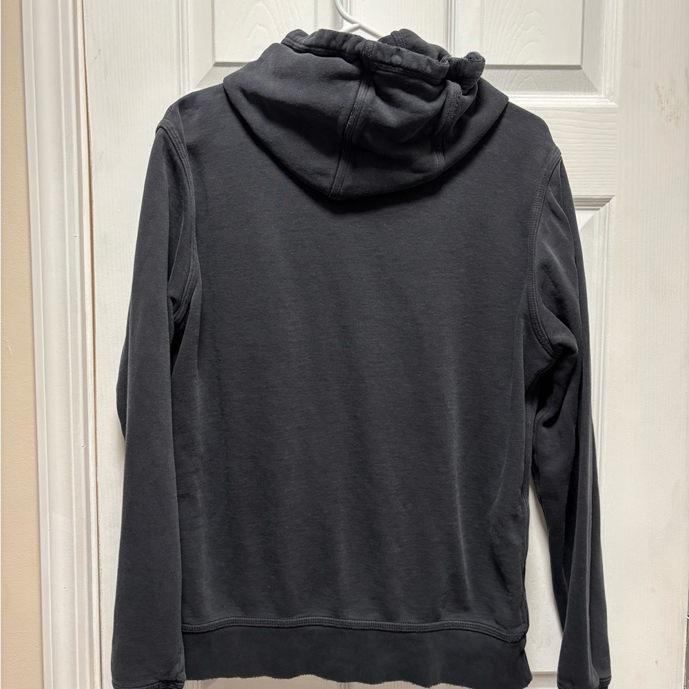 Nike Men's Hoodie in Black with White Logo - Picture 2 of 4